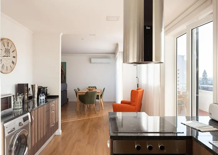 公寓 Lovelystay - Penthouse Balcony *